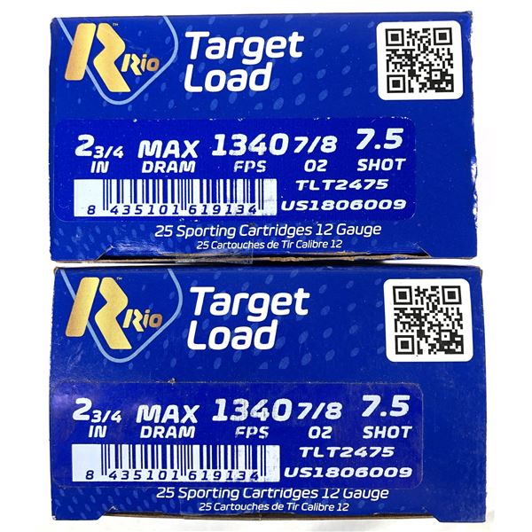 12 Gauge RIO Target Load - 50 Shells