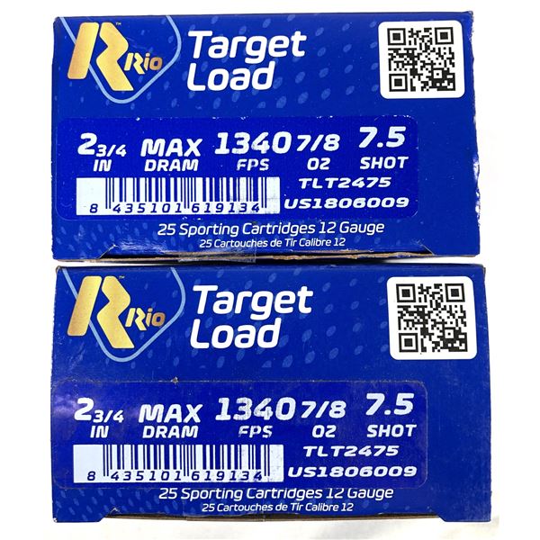 12 Gauge RIO Target Load - 50 Shells
