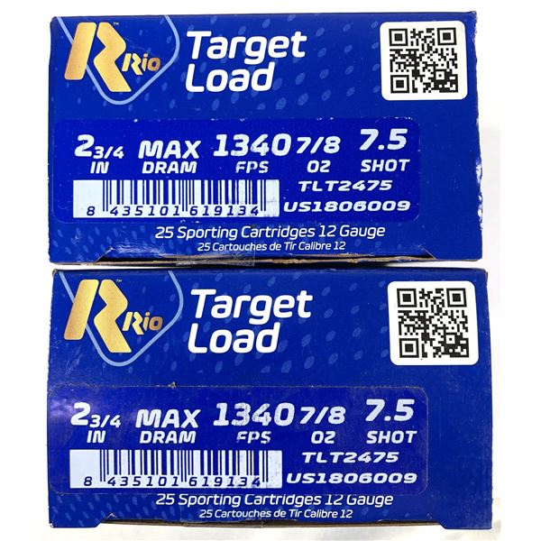 12 Gauge RIO Target Load - 50 Shells