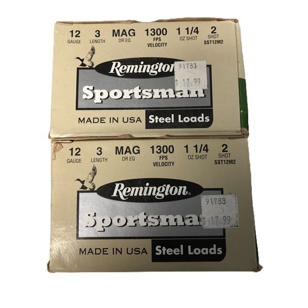 12 Gauge 3 Inch MAG Remington LOT - 50 Shells