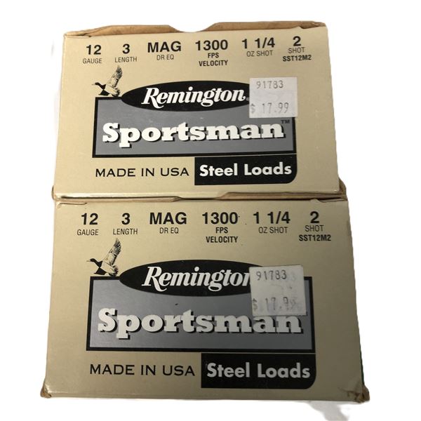 12 Gauge 3 Inch MAG Remington LOT - 50 Shells