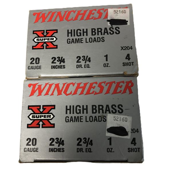 20 Gauge Winchester High Brass - 50 Shells