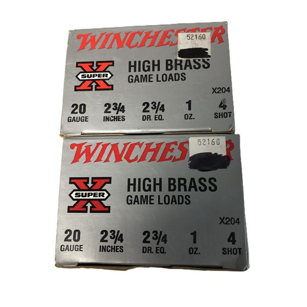 20 Gauge Winchester High Brass - 50 Shells