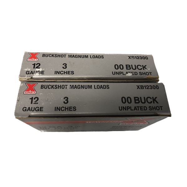 12 Gauge 3 Inch 00 BUCKSHOT Lot - x 10 Shells