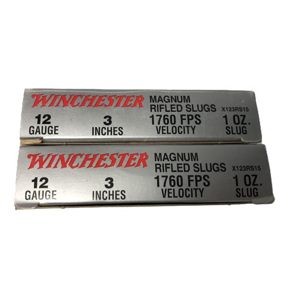 12 Gauge 3 Inch SLUG Lot - x 10 Shells
