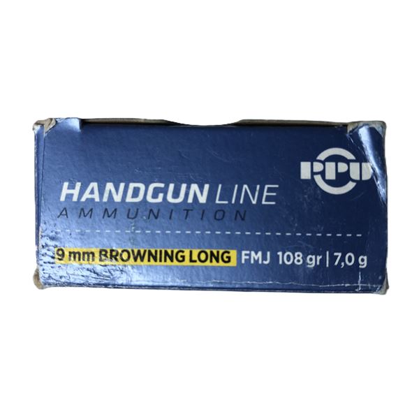 9MM Browning Long PPU - 20 Rounds NIB