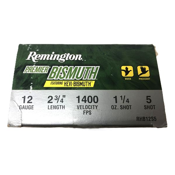 12 Gauge Hevi-BISMUTH Remington - 25 Shells