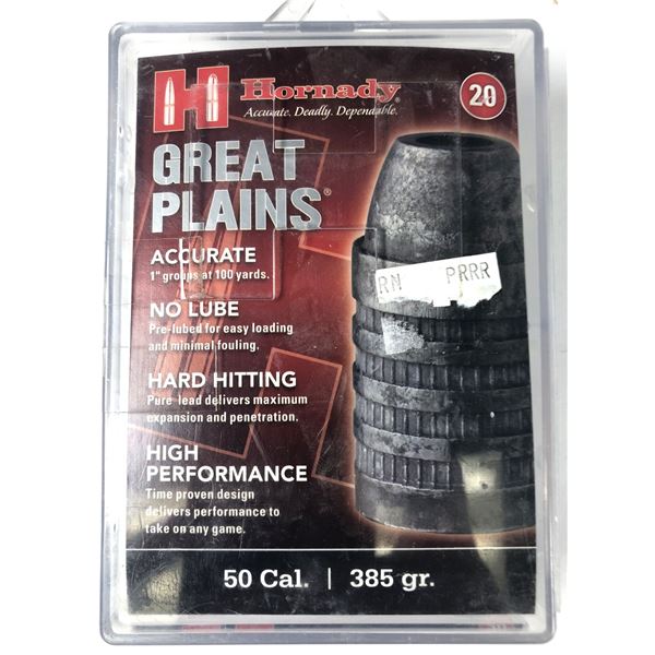 50 CAL Bullets Hornady - 385 Grain x20