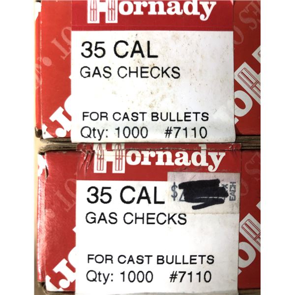 35 CAL Gas Checks Hornady - x2000