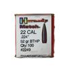 Image 1 : 22 CAL Bullets Hornady x90 - 53 Grain BTHP