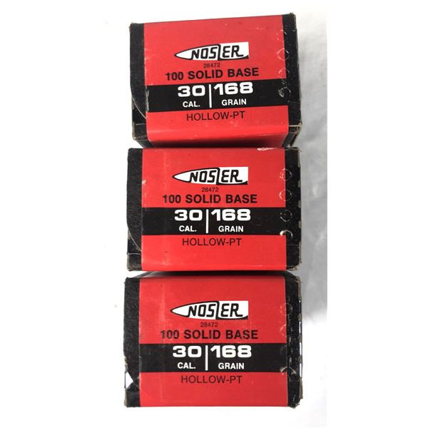 30 CAL Nosler Bullets x300 - 168 Gr HP-PT