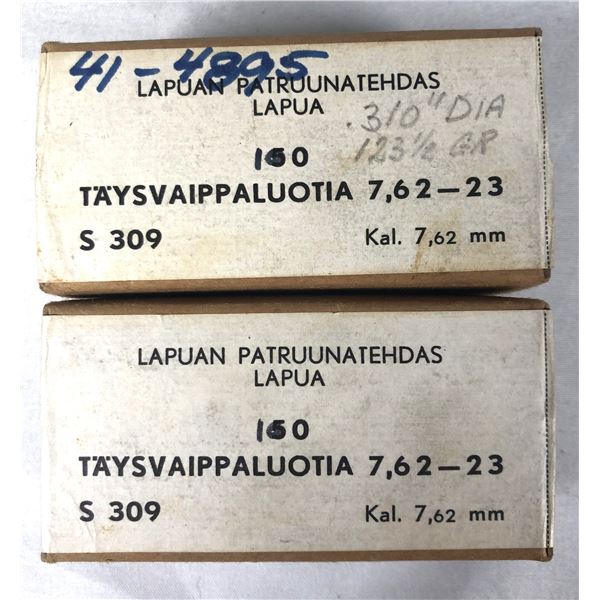 Lapua 7.62 BULLETS x160