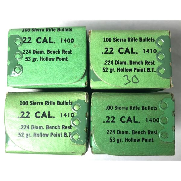 22 CAL Bullets Sierra x280
