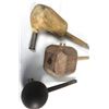 Image 2 : Lot of 3 Wood Ball Bullet Starters - Muzzleloaders