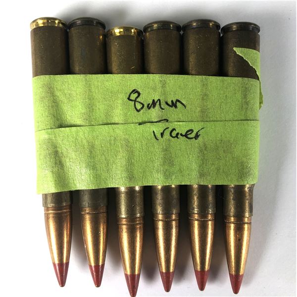 8MM Tracer Ammunition - 6 Rounds
