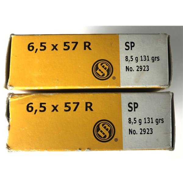6.5 x 57R SP x 28 Rounds - 131 Grain