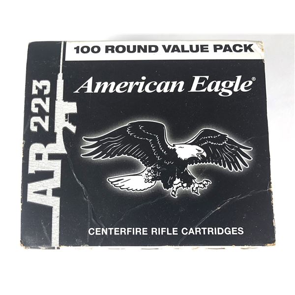 223 REM AE FMJ - 100 Rounds NIB