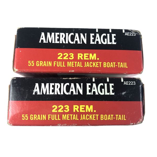 223 REM AE FMJ 55 Grain - 40 Rounds