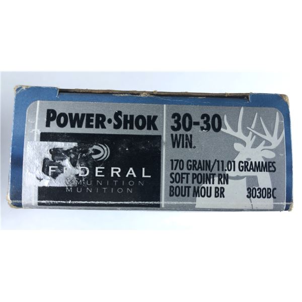 30-30 WIN Federal - 20 Rounds