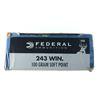 Image 1 : 243 WIN Federal 100 Grain SP - 20 Rds