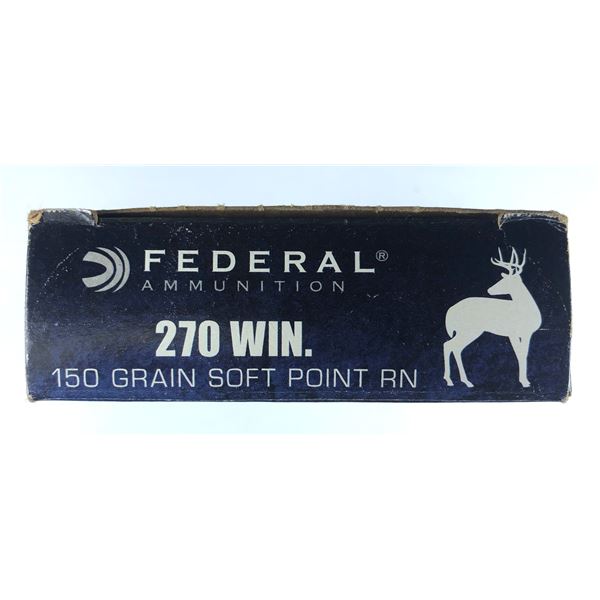 270 WIN Federal 150 Grain SP RN - 20 Rds NIB