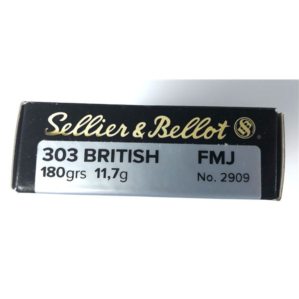303 British S&B 180 Grain - 20 Rds NIB