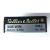 Image 1 : 308 WIN S&B 147 Grain - 20 Rds NIB