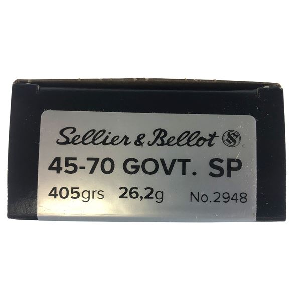 45-70 GOVT SP S&B - 405 Grain 20 Rds NIB