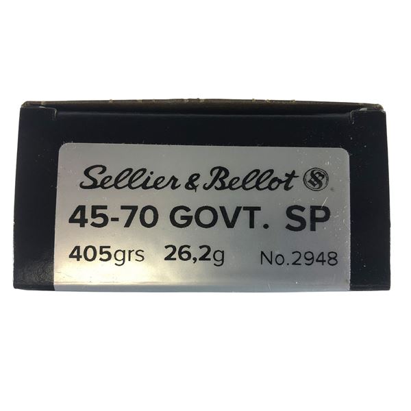 45-70 GOVT SP S&B - 405 Grain 20 RDS NIB