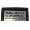 Image 1 : 45-70 GOVT SP S&B - 405 Grain 20 RDS NIB
