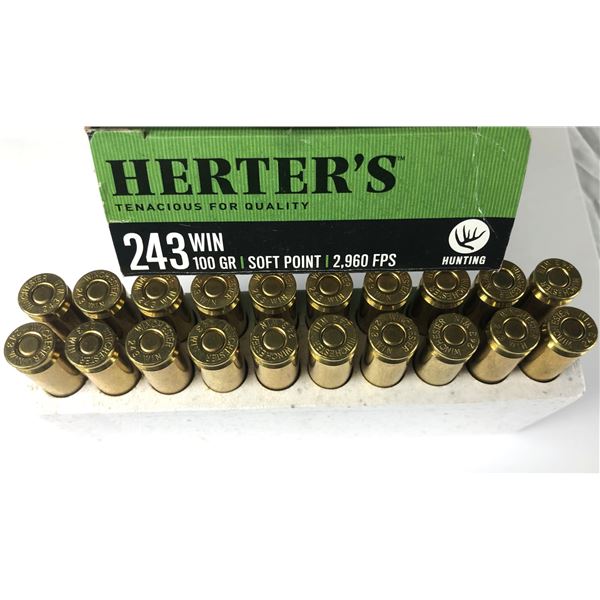 243 WIN Winchester - 20 Rounds