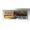Image 1 : 243 WIN Norma - 100 Grain 20 Rds NIB