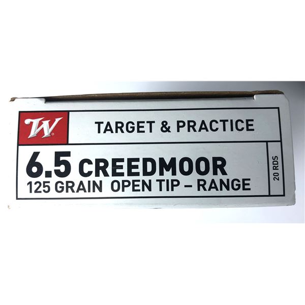 6.5 Creedmoor Winchester - 125 Grain 20 Rds NIB