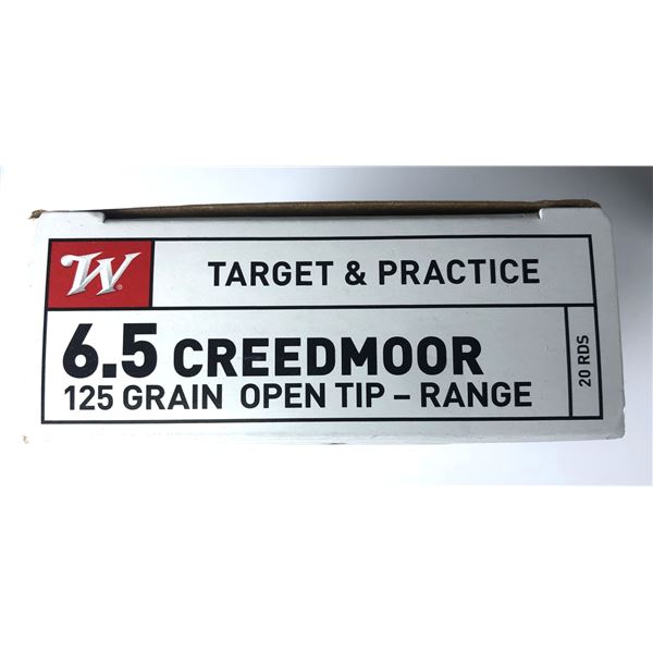 6.5 Creedmoor Winchester - 125 Grain 20 Rds NIB