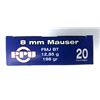 Image 1 : 8MM Mauser PPU - 198 Grain 20 Rds NIB