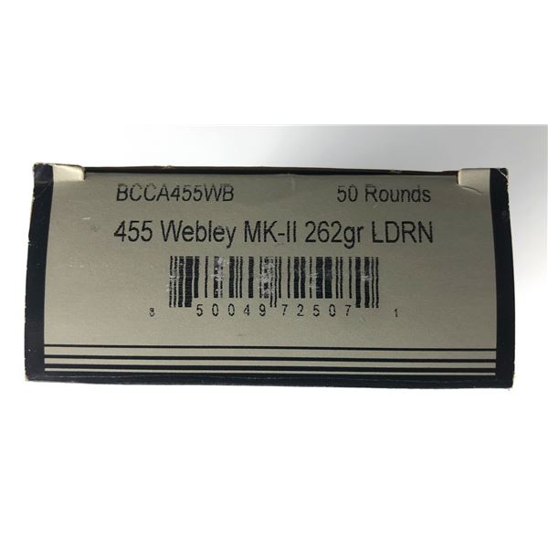 455 Webley MK-II Bannerman - 262 Grain 50 Rounds