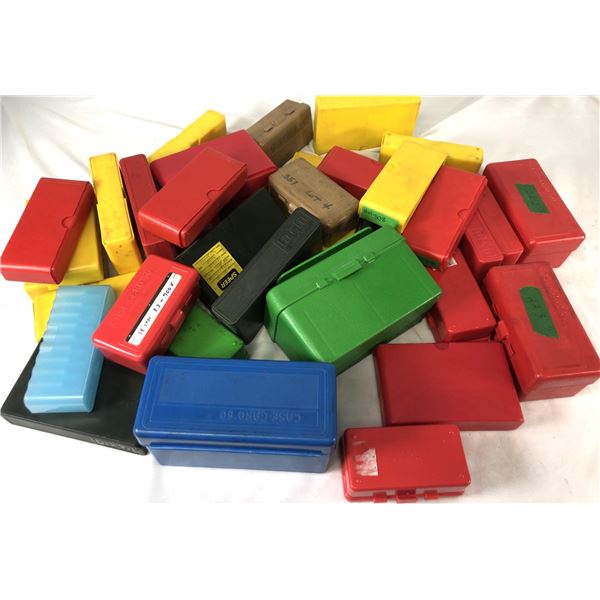 Ammo Boxes LOT x35