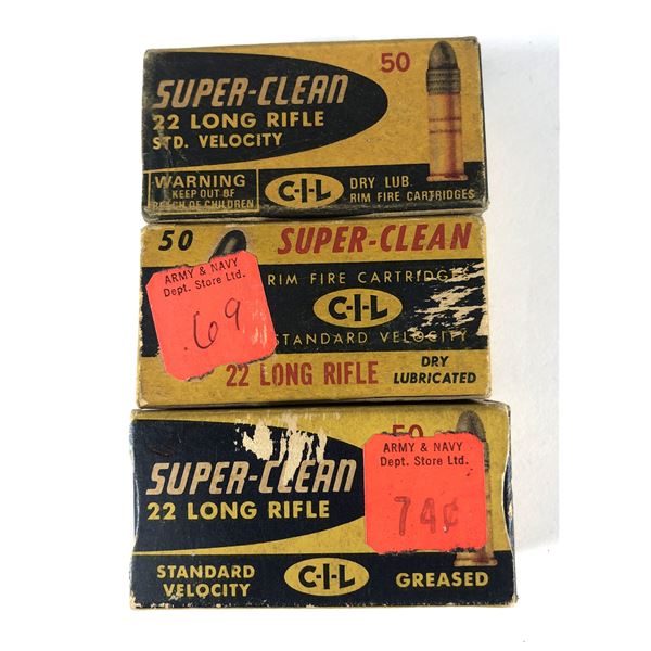 22 LR CCI Vintage LOT x3 Boxes