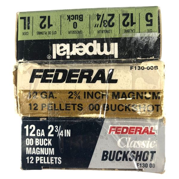 12 Gauge BUCKSHOT Lot x15 Shells