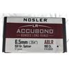 Image 1 : 6.5 MM Bullets NOSLER - x100 150 Grain NEW