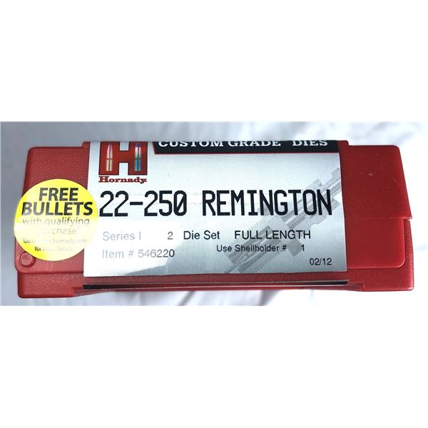 22-250 REM Hornady Die Kit