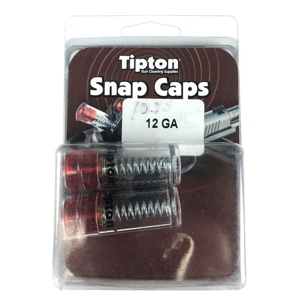 12 Gauge Snap Caps x2 - Tipton NEW