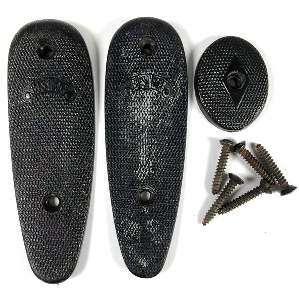 Bishop Butt Plate & Grip Cap x2 w/ Screws