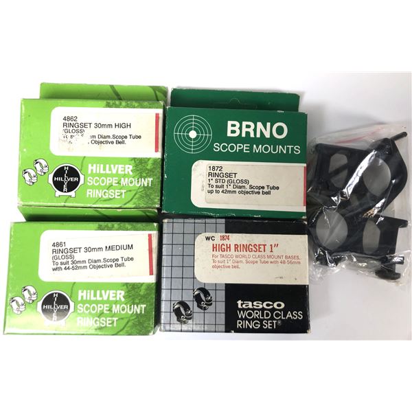 Scope Rings LOT x5 Pairs