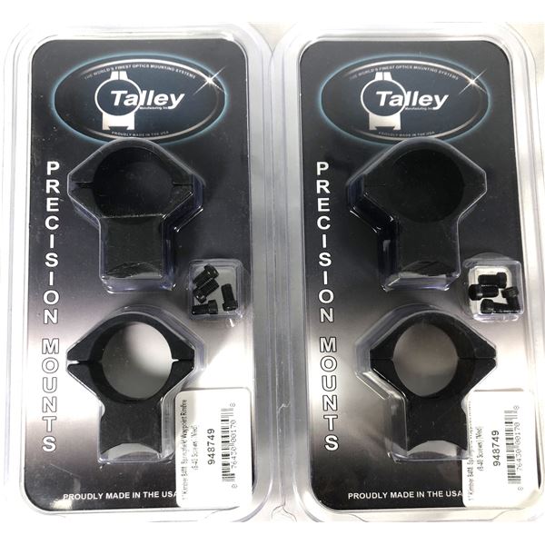 Talley 1 Inch Kimber Springfield Medium Scope Rings x2 Pairs NEW