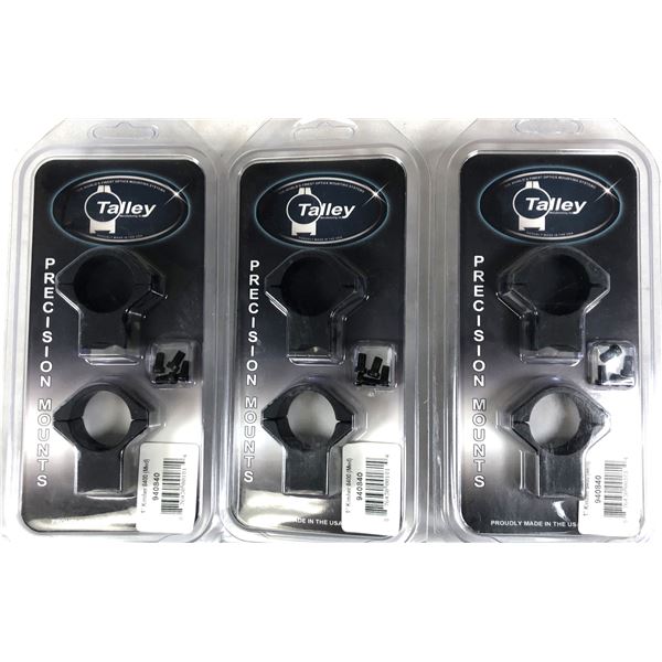 Talley 1 Inch Kimber 8400 Medium Scope Rings x3 Pairs - NEW