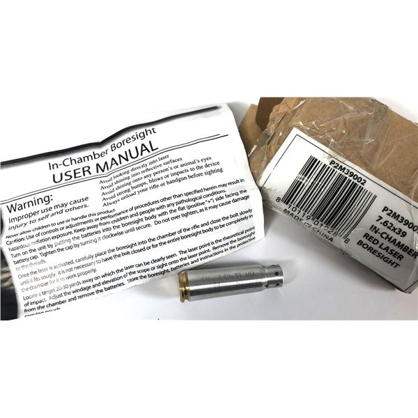 7.62 x 39mm Laser Boresighter - In Chamber Red Laser