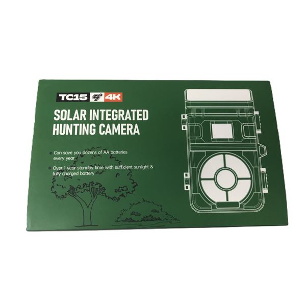 TC15 4K Solar Hunting Trail Camera - NEW