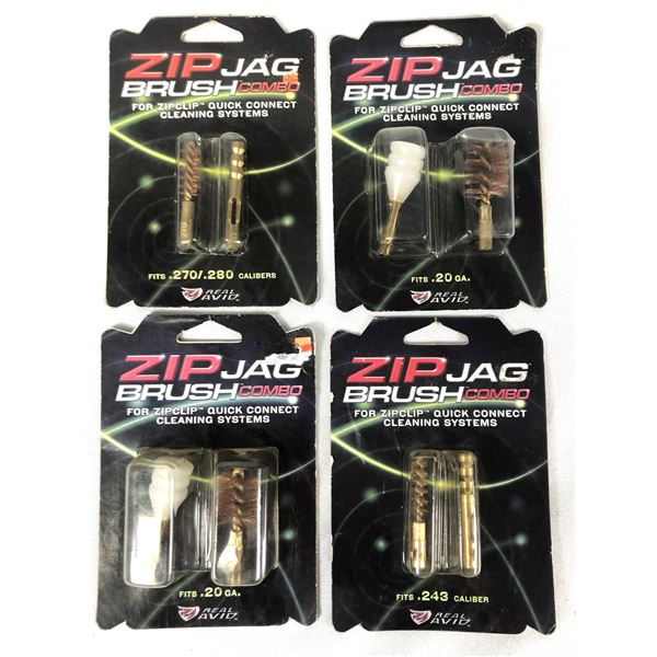 Zip Jag Brush Combo Kits NEW x4