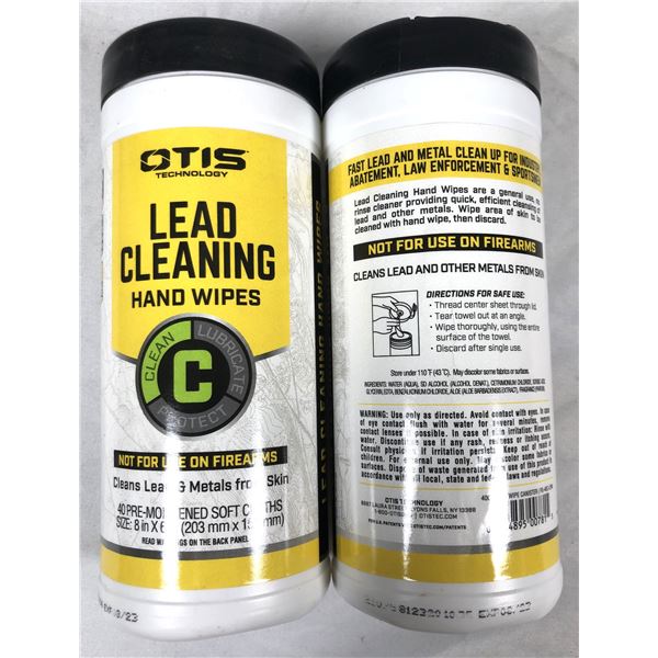 Lead Cleaning Handwipes x80 - Gunsmithing